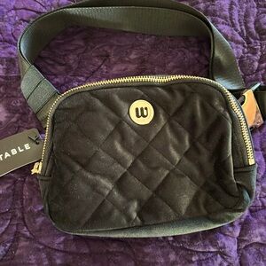 Velvet Belt Waist Bag